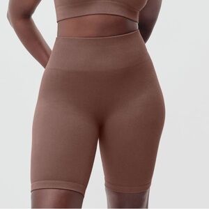 Everlane Seamless Bike Shorts Acorn Brown Women’s XL/XXL
